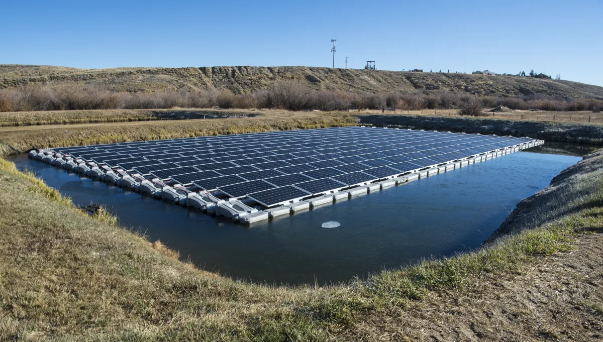 Letlou services — floating solar PV power plant